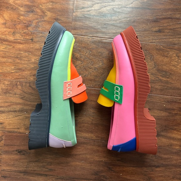 Charlotte Stone Colorful Leather Loafers - Picture 3 of 5